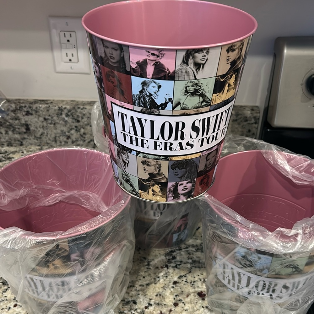AMC Eras Tour Movie dark pink metallic aluminum tin